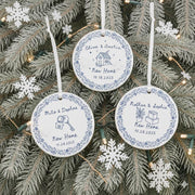 Personalized New Home Ornament – Custom Ceramic Housewarming Gift with Names & Date