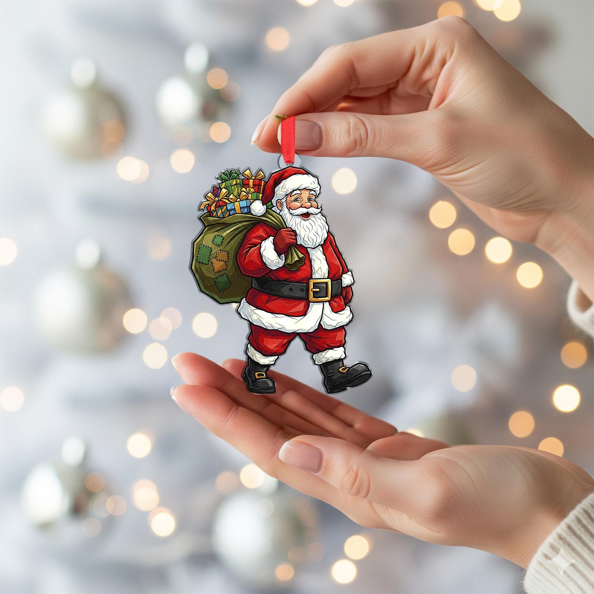 Santa Ornament Christmas 2025: Festive Christmas Gift