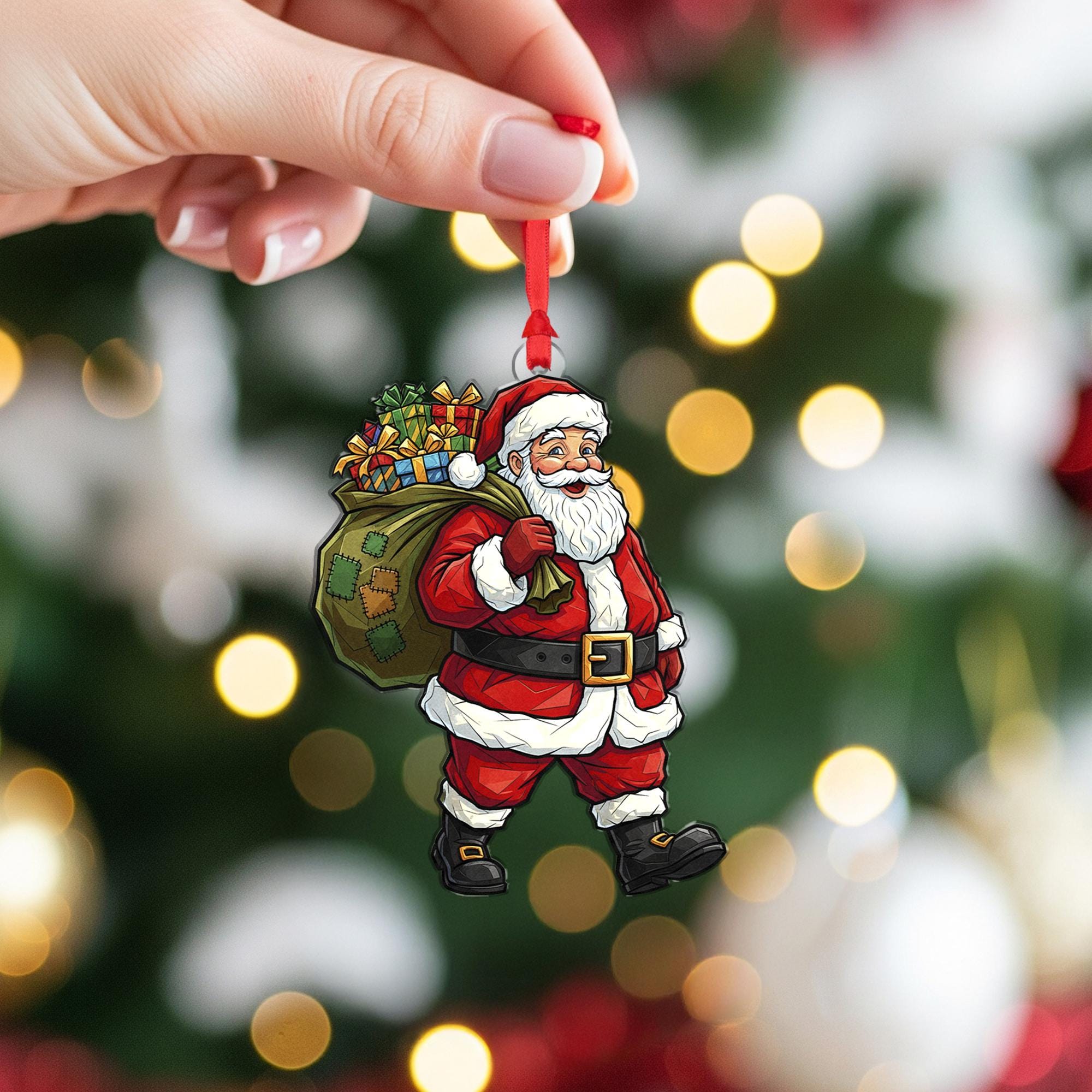 Santa Ornament Christmas 2025: Festive Christmas Gift