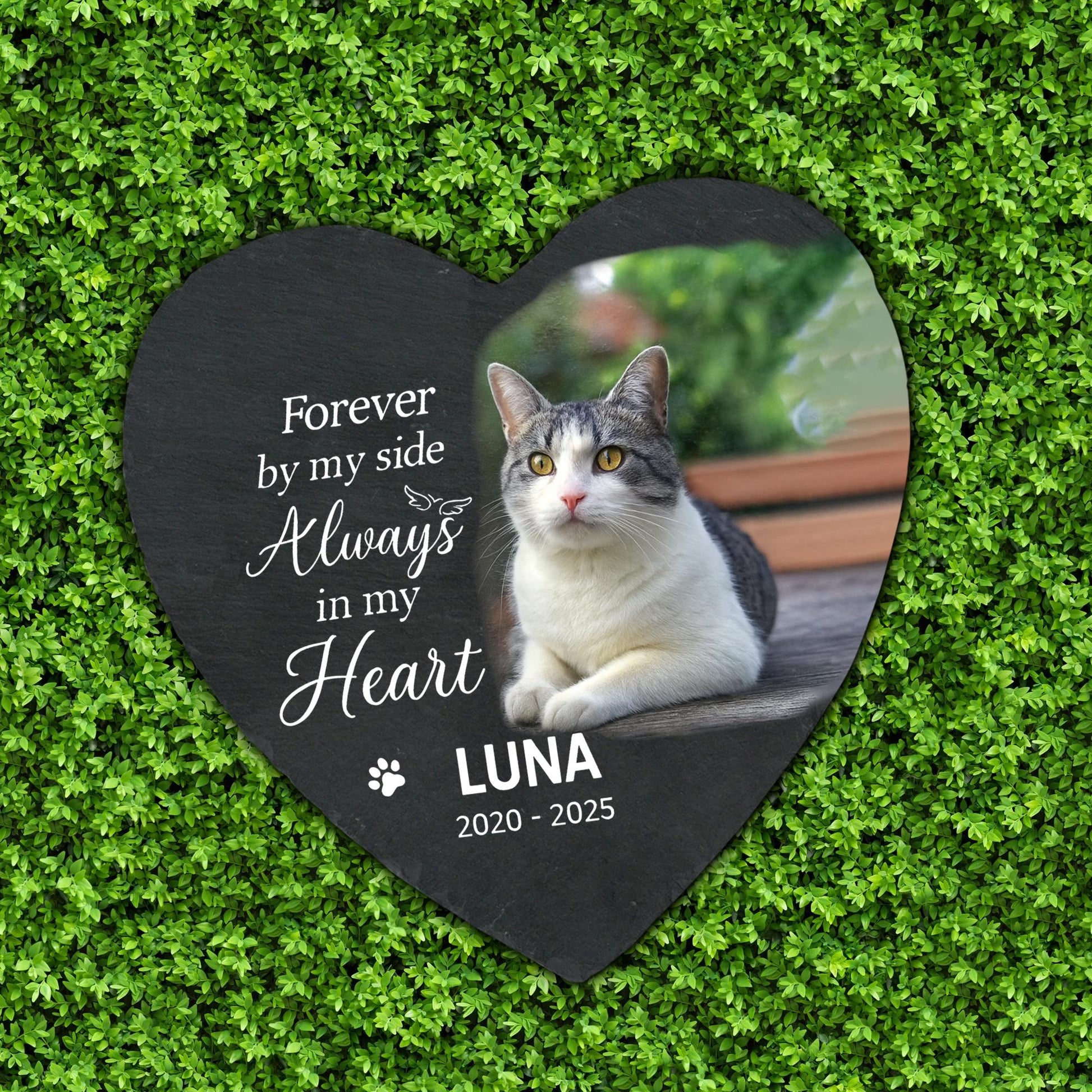 Custom Pet Memorial Garden Stone: Personalized Dog/Cat Grave Marker