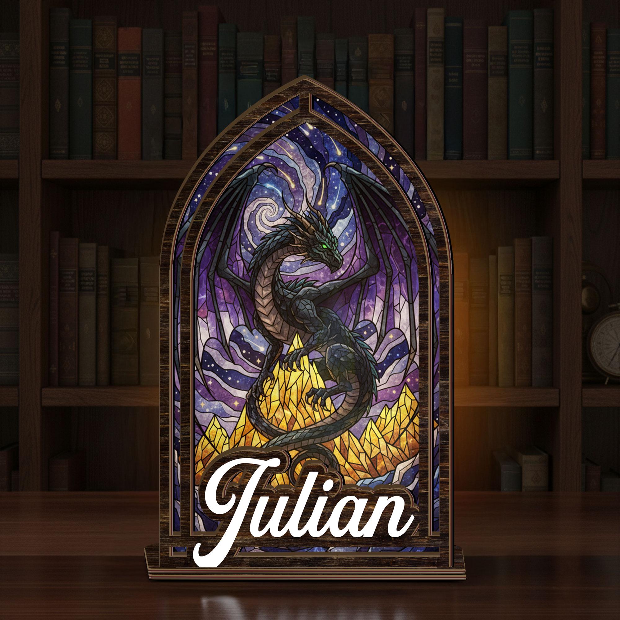Bookish Dragon Candle Holder • Fantasy Fantasy Gothic Decor • Personalized Reading Nook Gift
