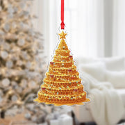 Bee Ornament – Honeycomb Christmas Tree Decoration for Beekeepers