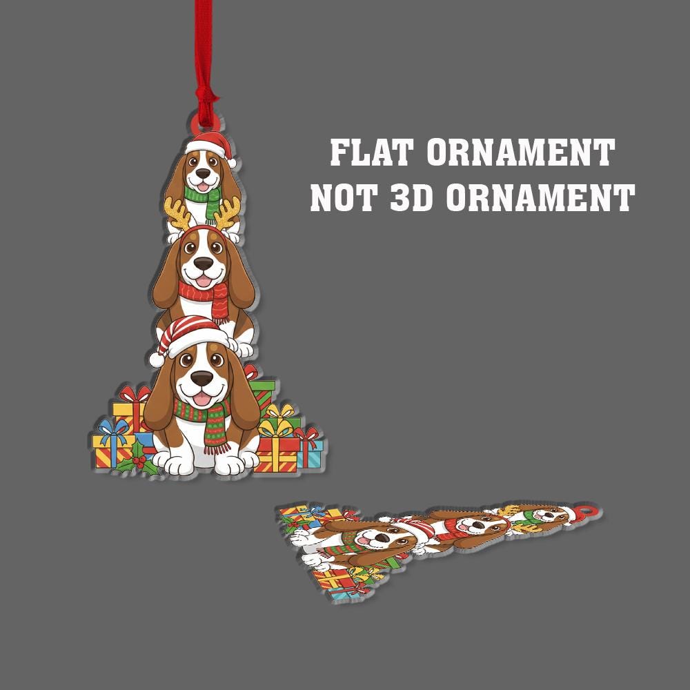 Beagle Dog Christmas Ornament: Holiday Tree Decoration