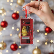 Personalized Firefighter Ornament – Custom Name Fireman Christmas Tree Decoration Locker Gear