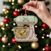 Gingerbread Mixer Christmas Ornament — Pastel Kitchen Stand Mixer Holiday Decoration