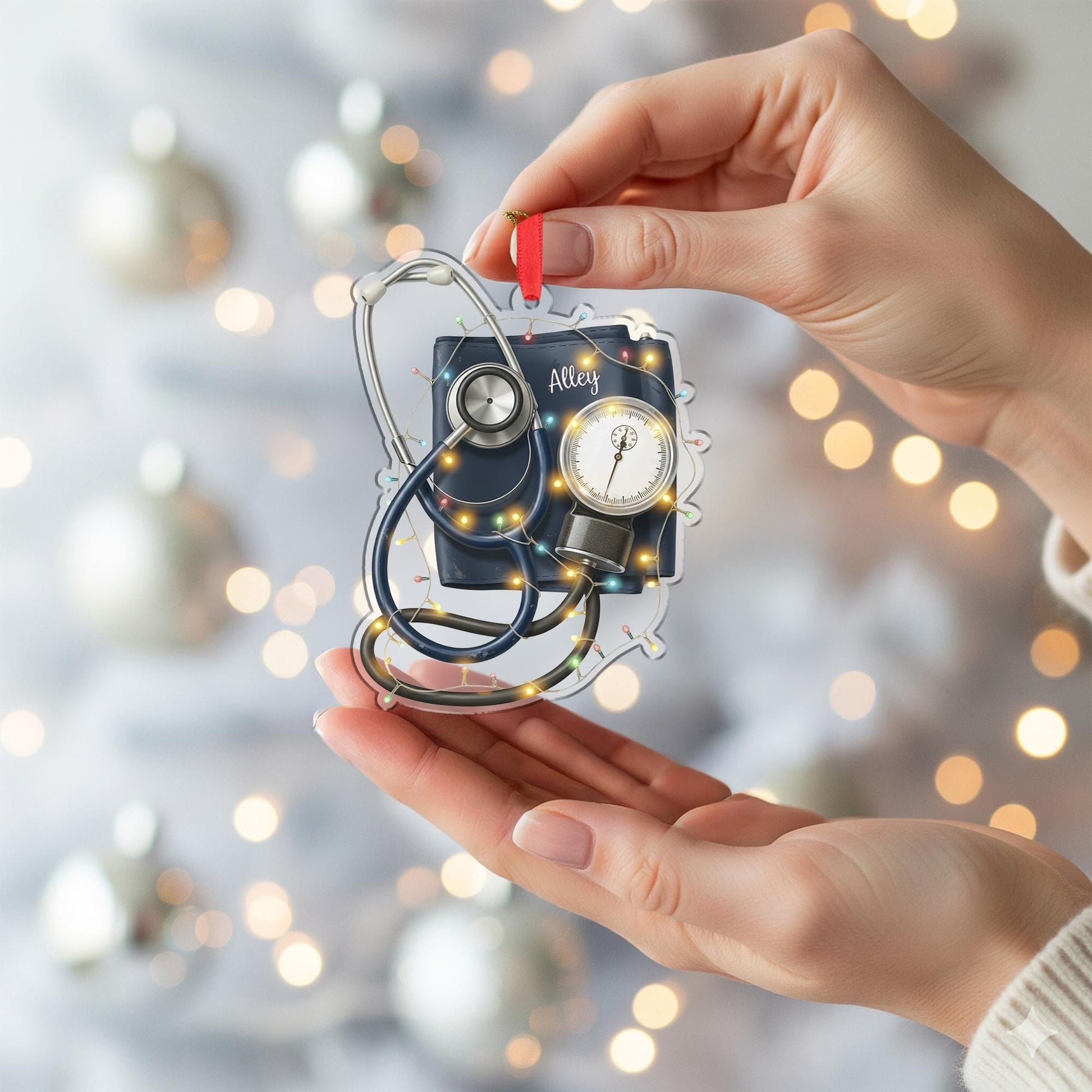 Nurse Ornament Doctor Personalized Christmas Medical Decor
