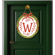 Custom Monogram Christmas Sign | Chinoiserie Wooden Holiday Decor