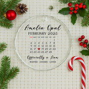 Adoption Day Ornament – Custom Calendar Gift with Child’s Name and Gotcha Date