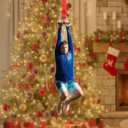 Funny Tim Robinson Zipline Acrylic Ornament: Zipline Christmas Decor