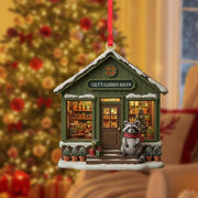 Personalized Garden Shop Ornament – Hanging Christmas Decoration