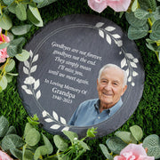 Personalized Memorial Stone – In Loving Memory Grave Marker, Sympathy Keepsake Stone