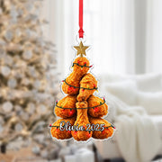Fried Chicken Christmas Ornament – Funny Personalized Food Tree Decoration