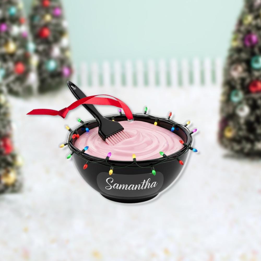 Personalized Hair Stylist Ornament, Custom Salon Tools with Scissors, Christmas Tree Decoration