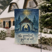 Nativity Garden Flag – Christmas Outdoor Decor with Holy Family and Star of Bethlehem