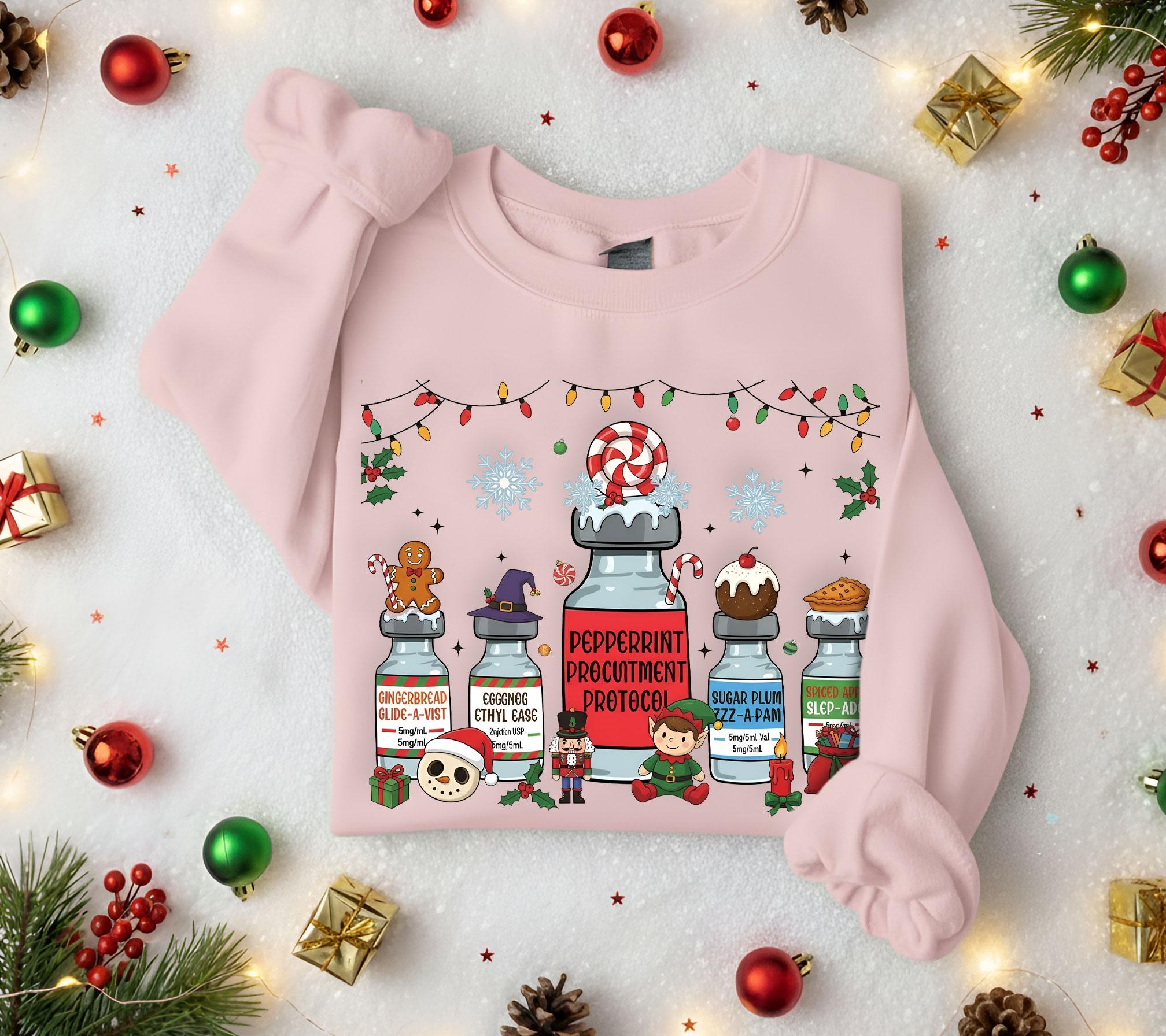 Nurse Christmas Sweatshirt: Funny Holiday Medical Pullover, Festive Healthcare Design
