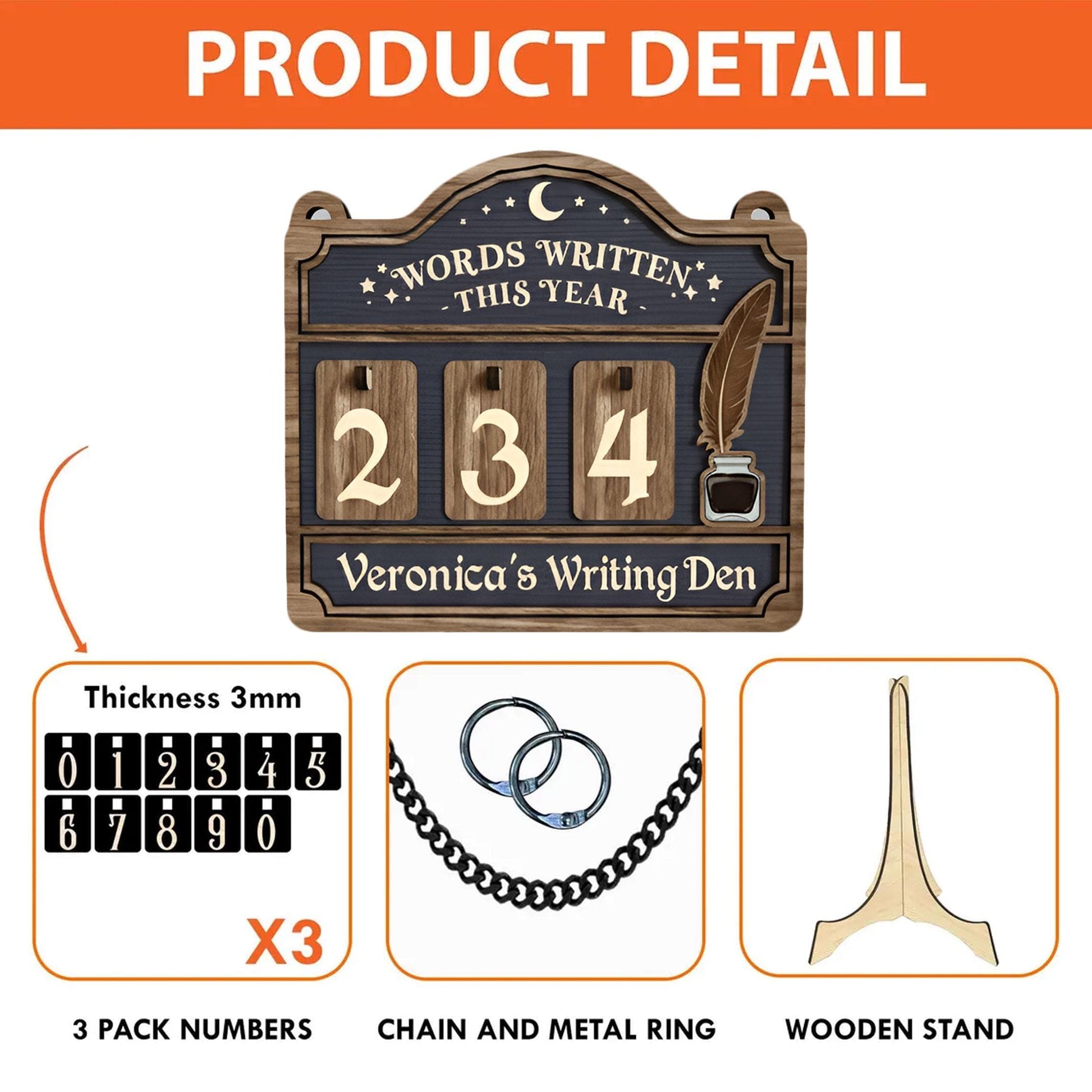 Personalized Camper Tracker Sign: Nights Camped This Year Adventure Counter, Campsite Decor