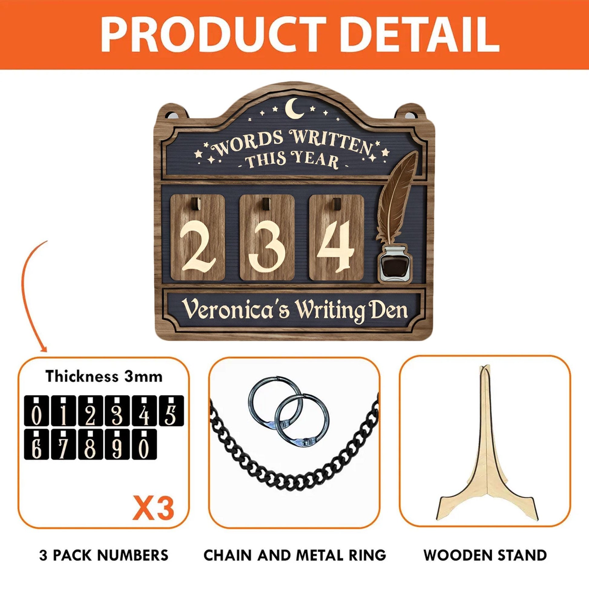 Adventure Books Read This Year Tracker Sign: Personalized Reader Counter, Bookshelf Decor for Book Lovers