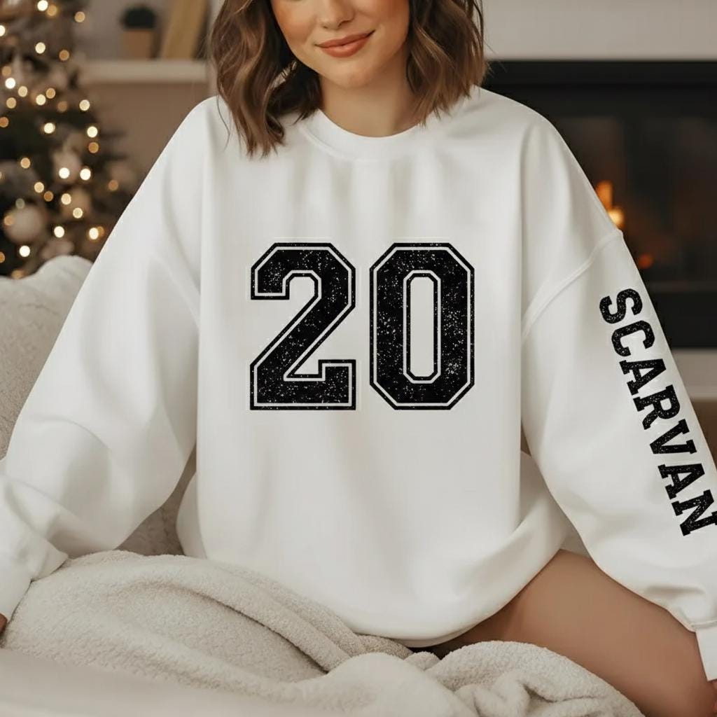 Custom Football Shirt Personalized Team Number Sweatshirt Game Day Apparel