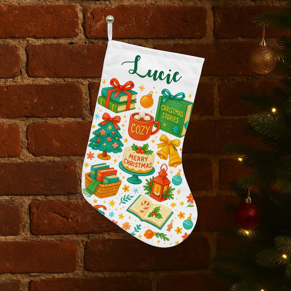 Personalized Polyester Christmas Stocking: Festive Holiday Decor