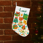 Personalized Polyester Christmas Stocking: Festive Holiday Decor
