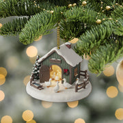 Personalized Duck Farm Christmas Ornament – Rustic Barn Holiday Decor
