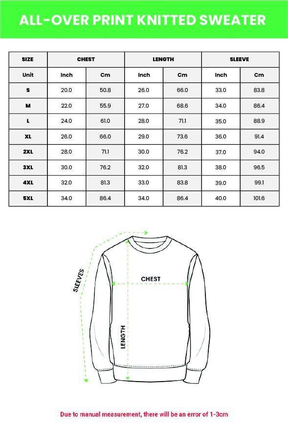 Custom Ice Hockey Daddy’s Dream Team Sweater: All-Over Print Knit Pullover, Personalized Gift