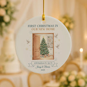 Personalized New Home Ornament: First Christmas Keepsake
