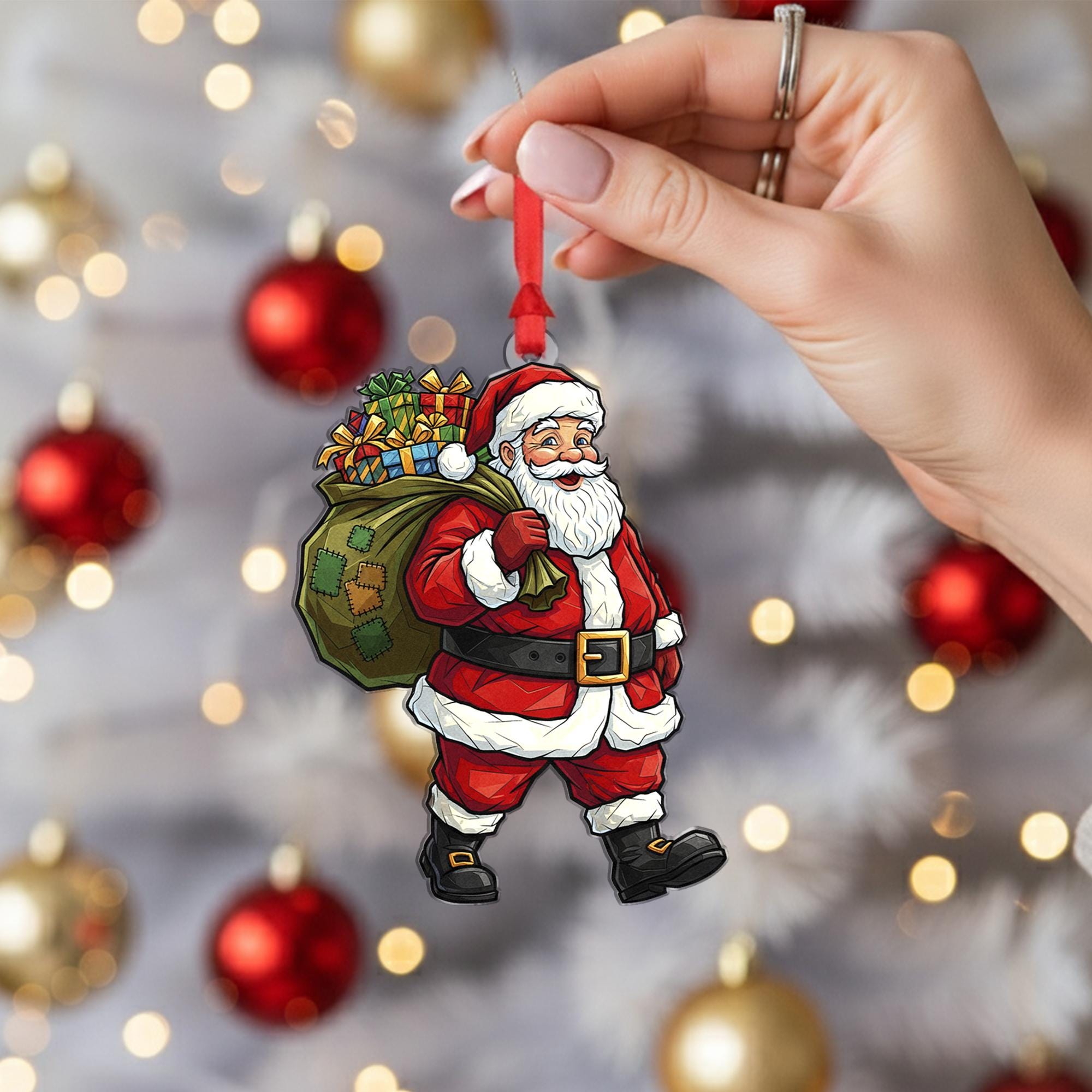 Santa Ornament Christmas 2025: Festive Christmas Gift