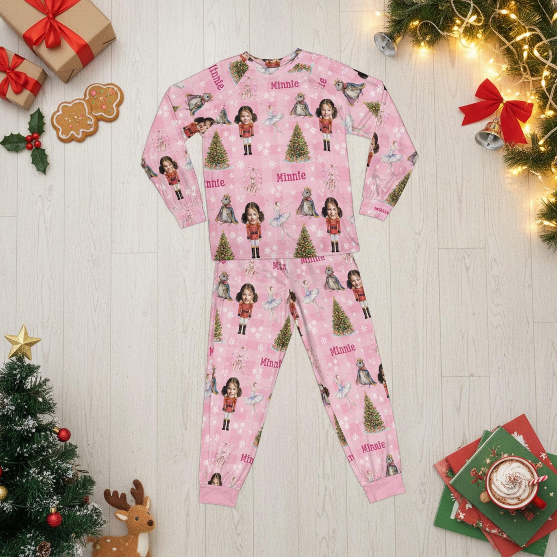 Christmas Nutcracker Pajamas – Personalized Nutcracker Set with Name Photo