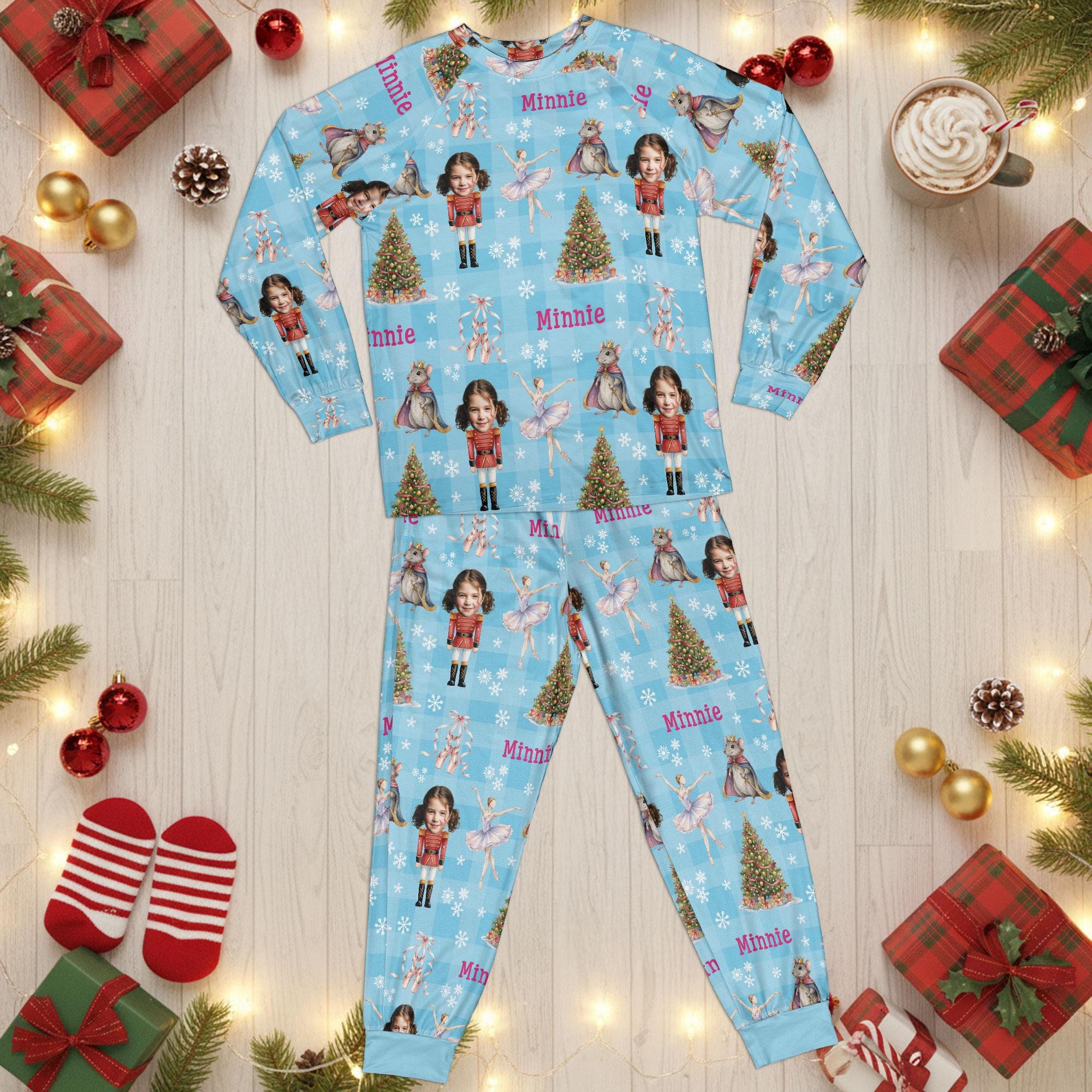 Christmas Nutcracker Pajamas – Personalized Nutcracker Set with Name Photo