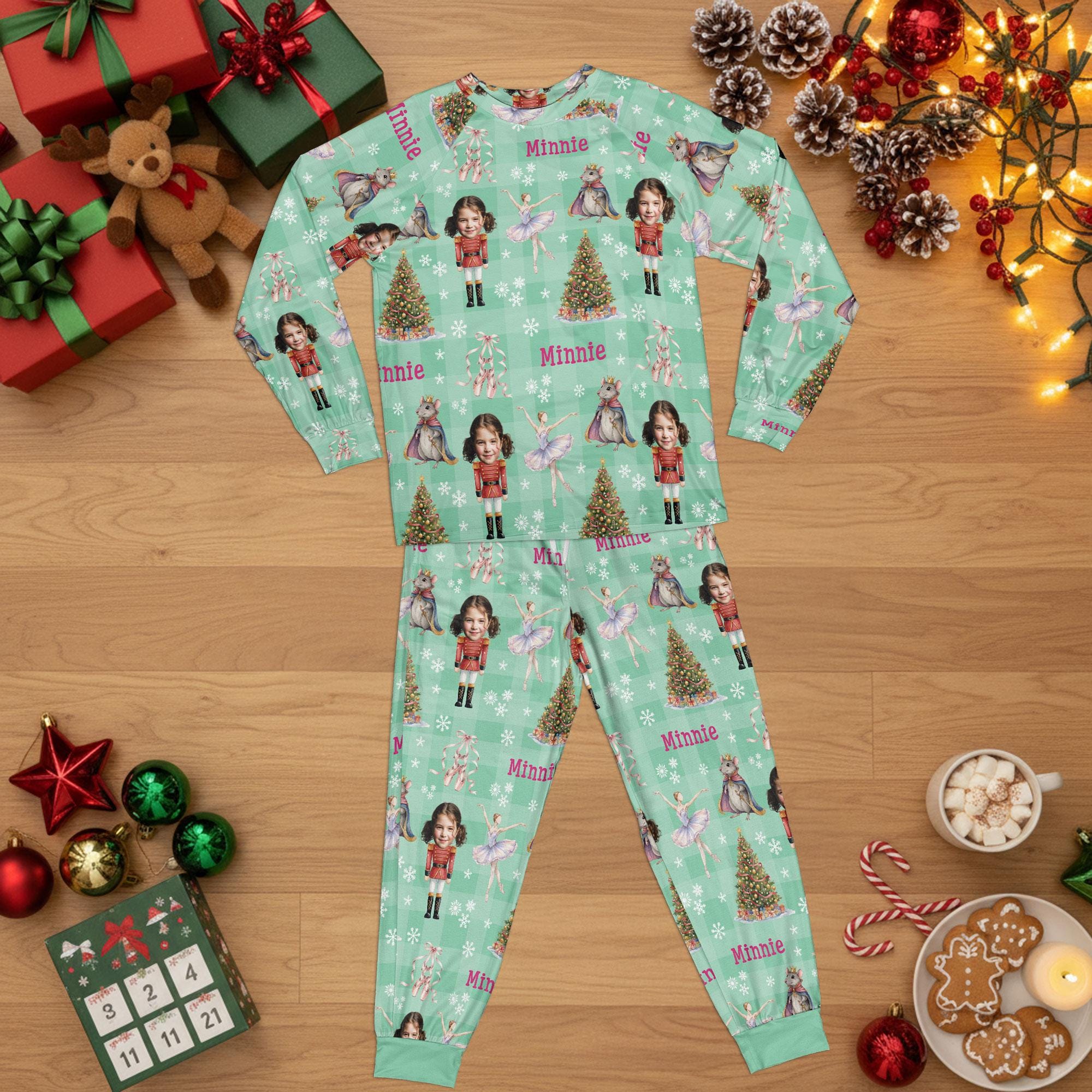Christmas Nutcracker Pajamas – Personalized Nutcracker Set with Name Photo