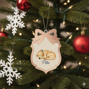 Pet Memorial Ornament – Custom Dog Name Christmas Tree Keepsake