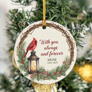 Memorial Cardinal Ornament: Keepsake Memorial Christmas Decor