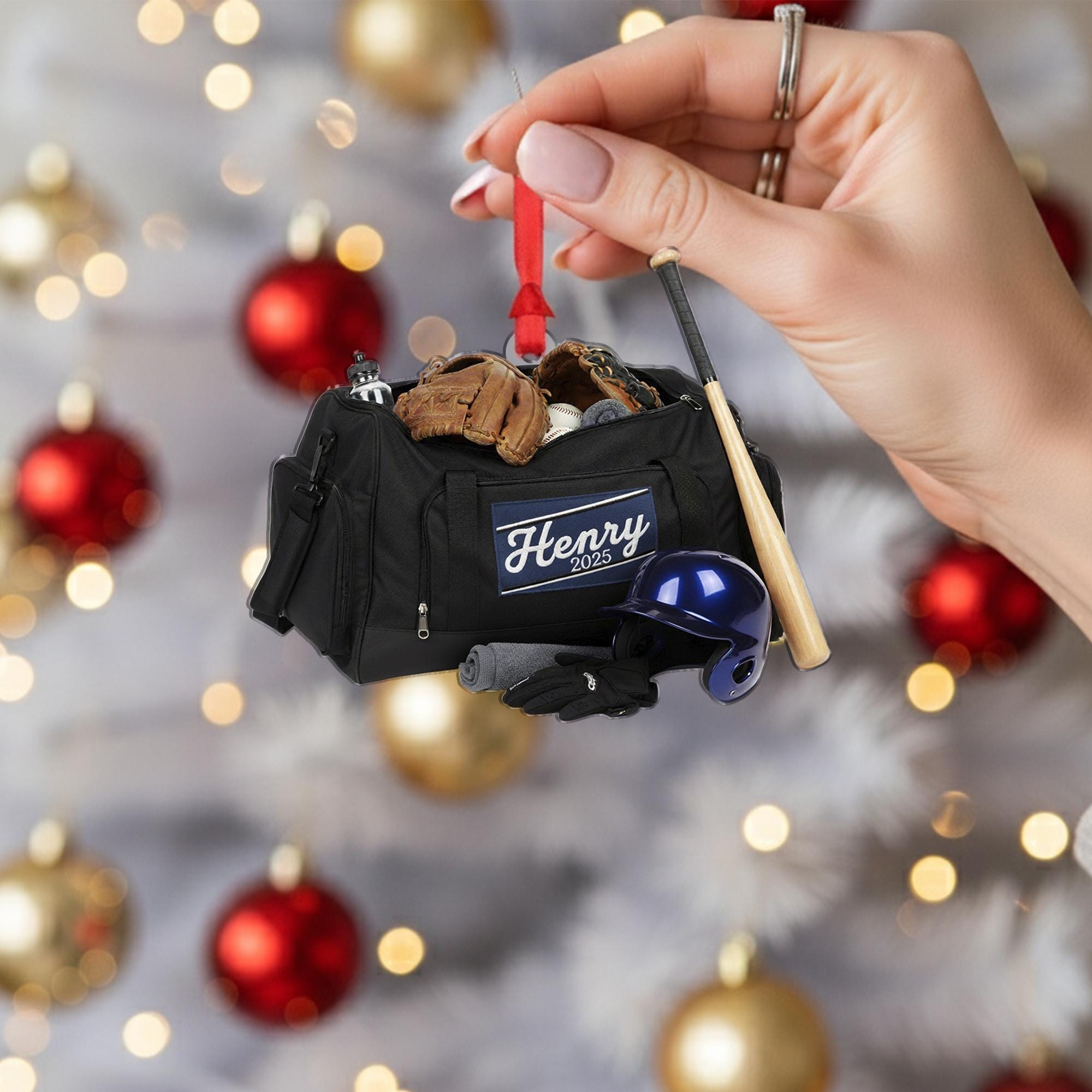 Personalized Baseball Ornament: Custom Sports Team Keepsake image 7