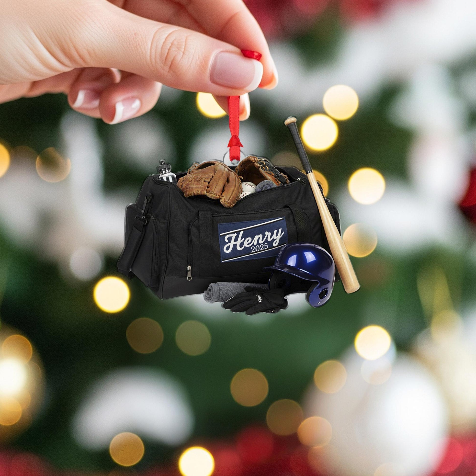 Personalized Baseball Ornament: Custom Sports Team Keepsake image 5