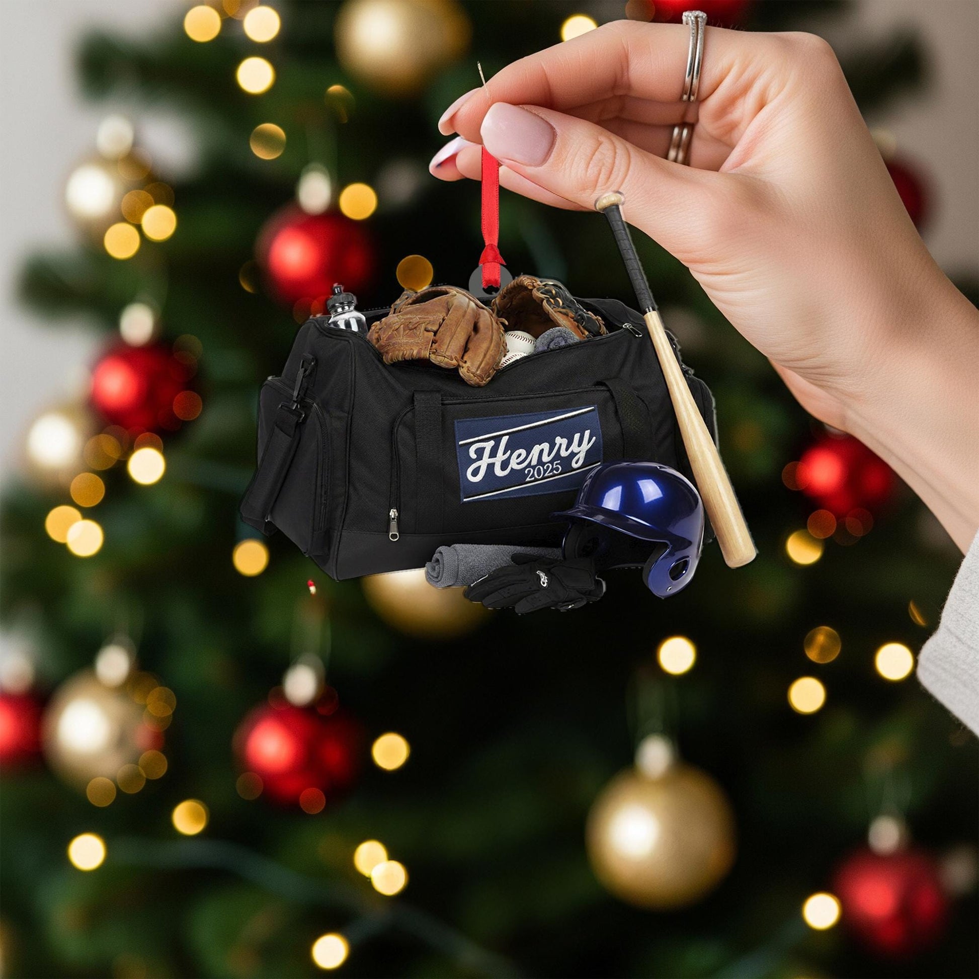 Personalized Baseball Ornament: Custom Sports Team Keepsake image 6