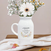 Godmother Blessing Flower Vase - Personalized Godparent Thank You Gift image 1