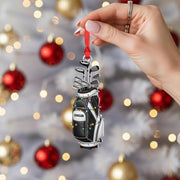 Custom Golf Bag Ornament – name personalization, club set decor