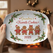 Grandma’s Favorite Cookies Platter — Christmas Cookie Serving Tray