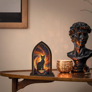 Wooden Candle Holder Arch Lantern – Cat Lover Gift image 1