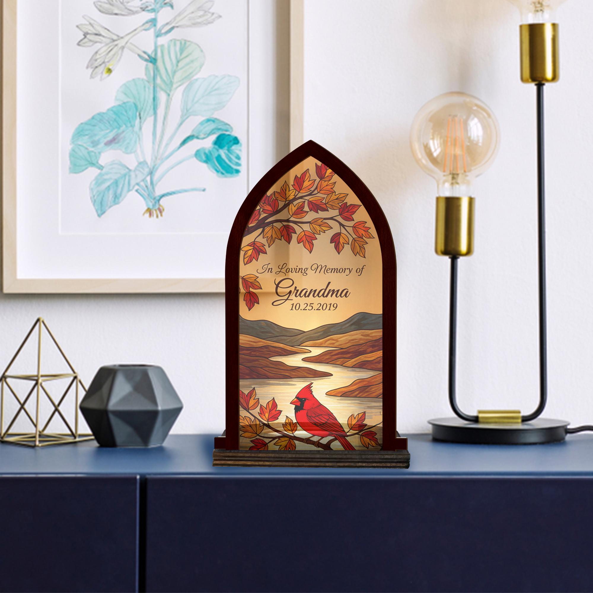 Wooden Candle Holder – Personalized Remembrance Gift image 1