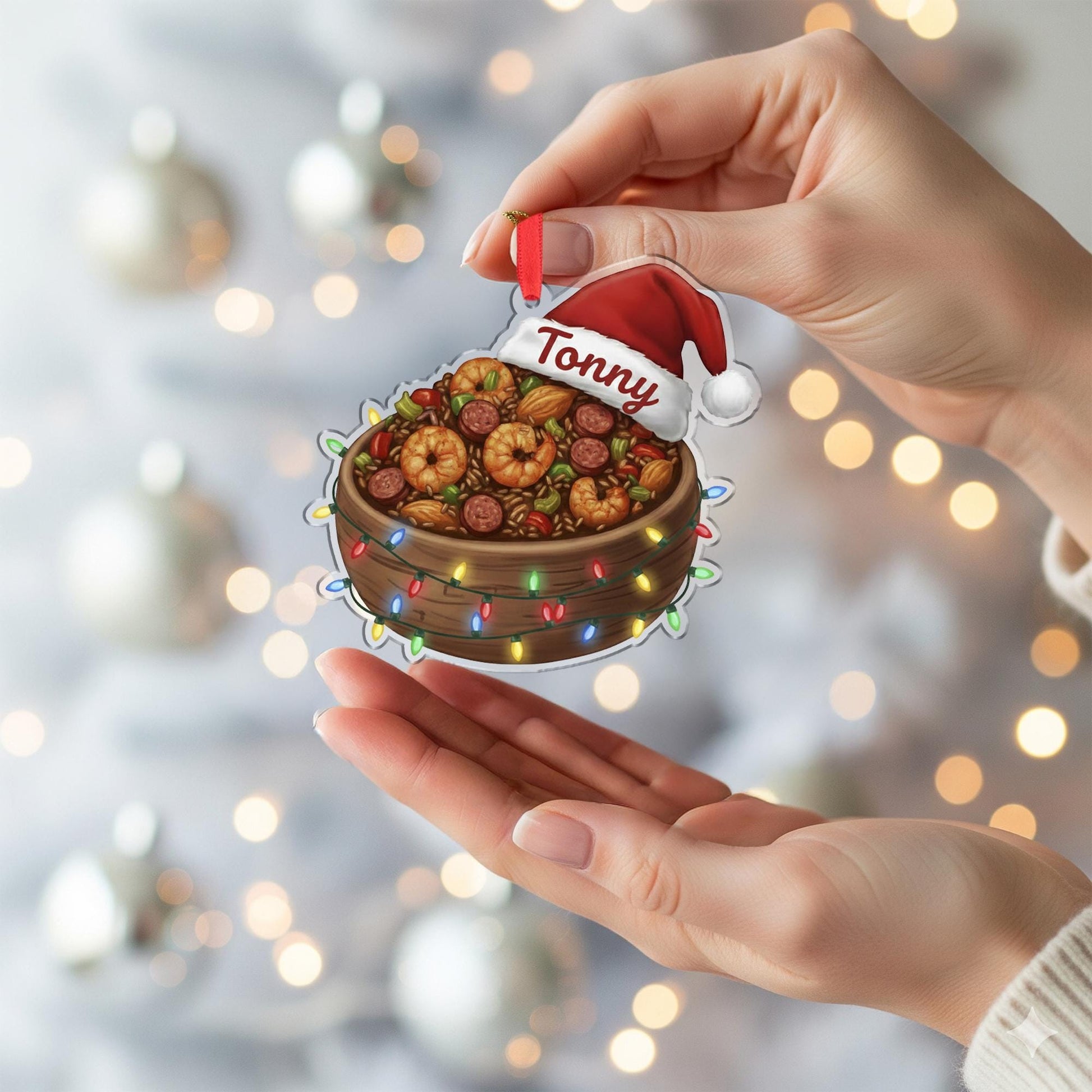 Personalized Jambalaya Ornament - Cajun Cook Gift, New Orleans Foodie
