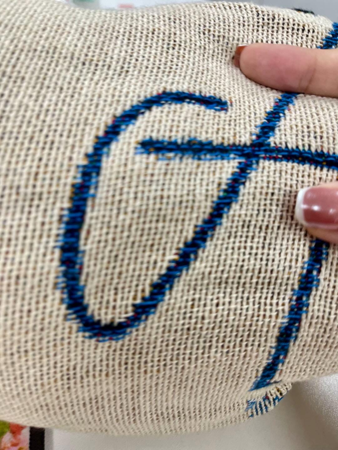 Nativity Scene Blanket: Bible Verse Woven Throw with Personalized Family Name image 5