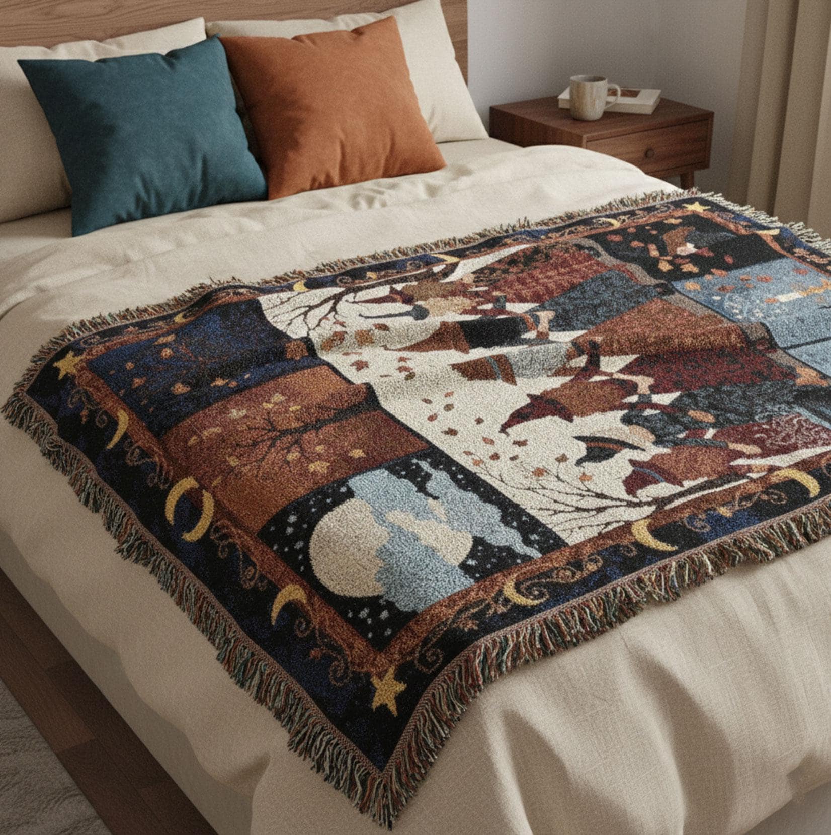 Witch Girls Will Be Girls: Weave Woven Blanket
