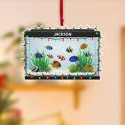 Personalized Aquarium Ornament – Acrylic Fish Tank Charm
