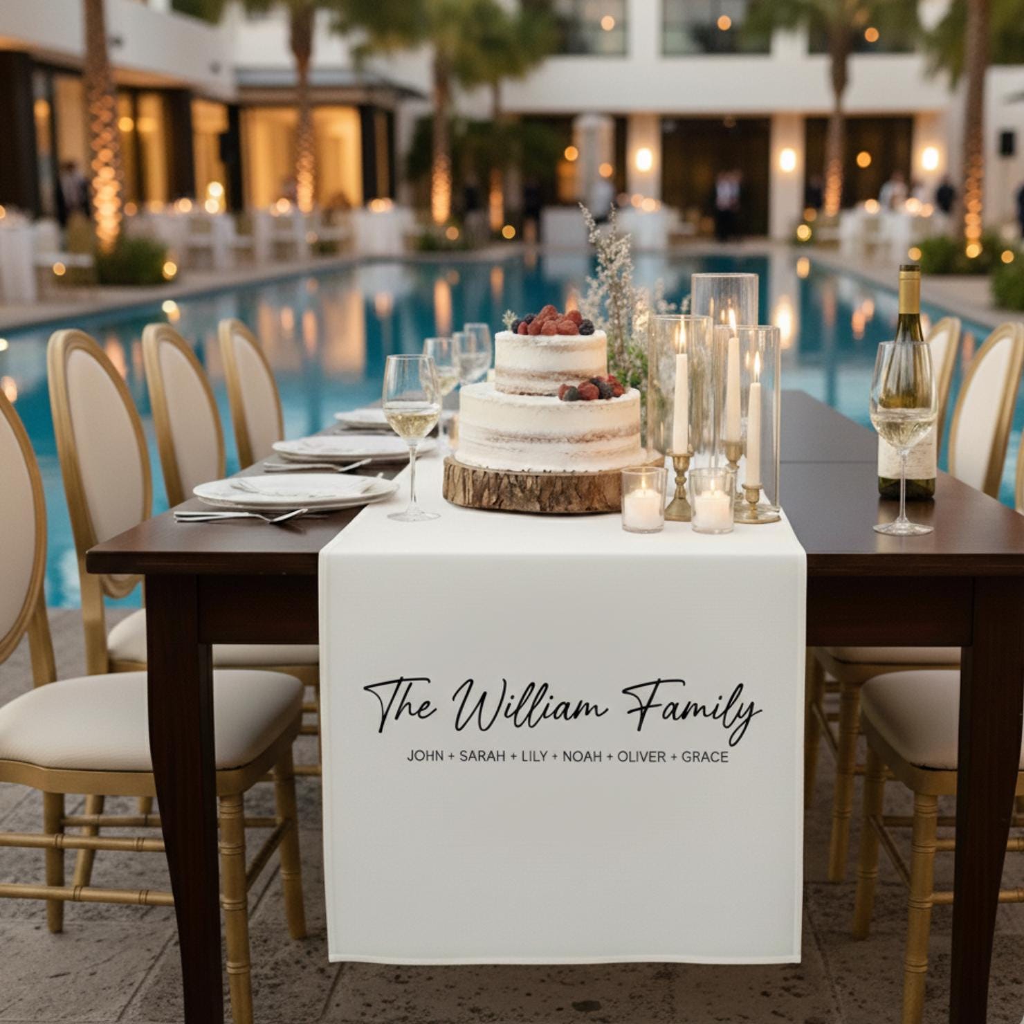 Custom Family Table Sign: Personalized Name Table image 4