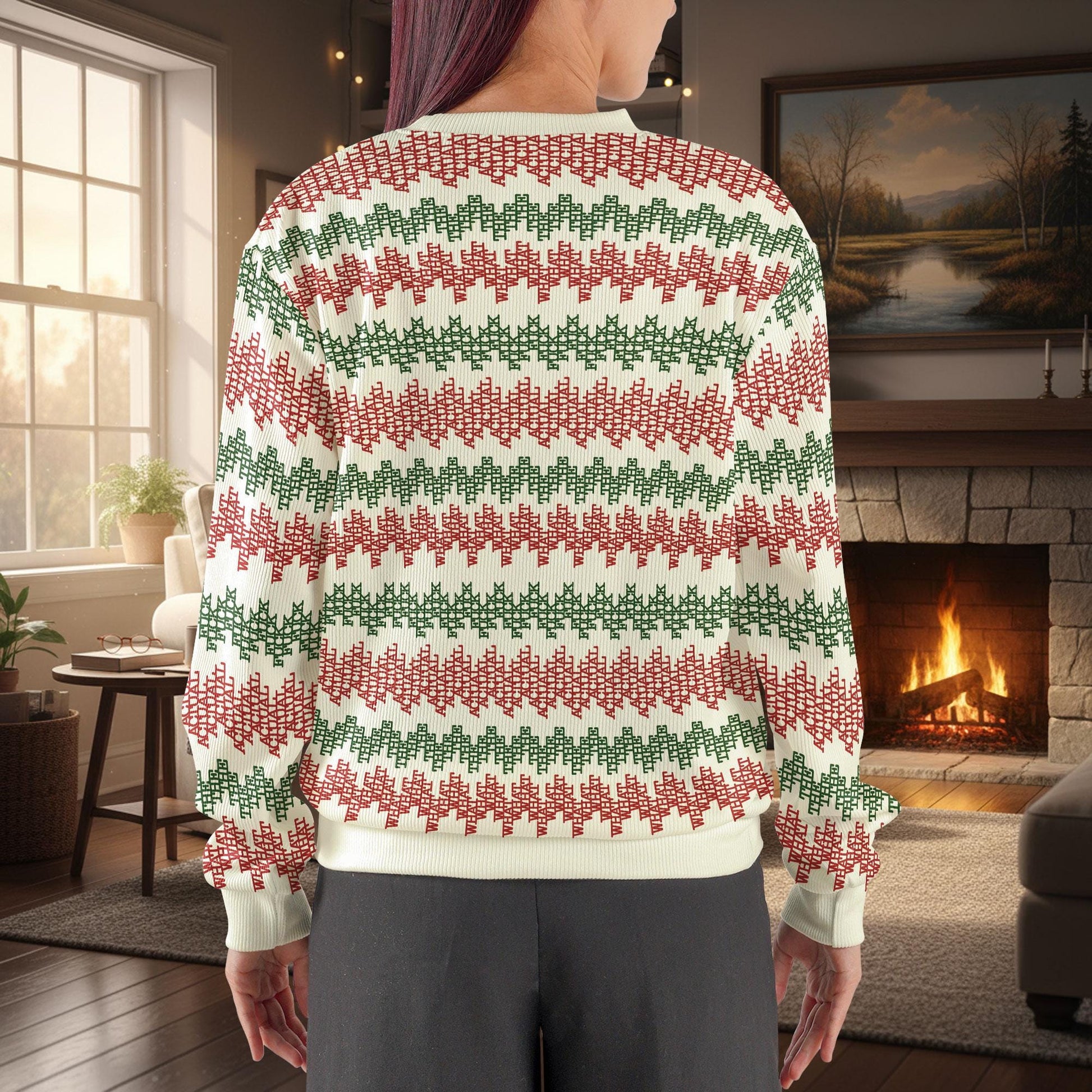 Funny WTF Hidden Message Sweater: Cozy Holiday Pullover for Friends, Family & Coworkers image 5