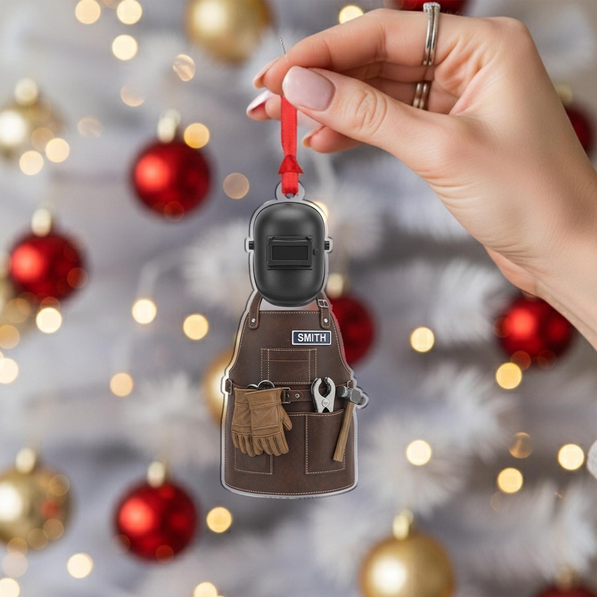 Custom Welding Helmet & Tooling Ornament -  Welder Gift Decor