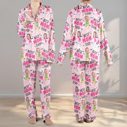 Custom Photo Pajama Set Personalized Mom Grandma Loungewear