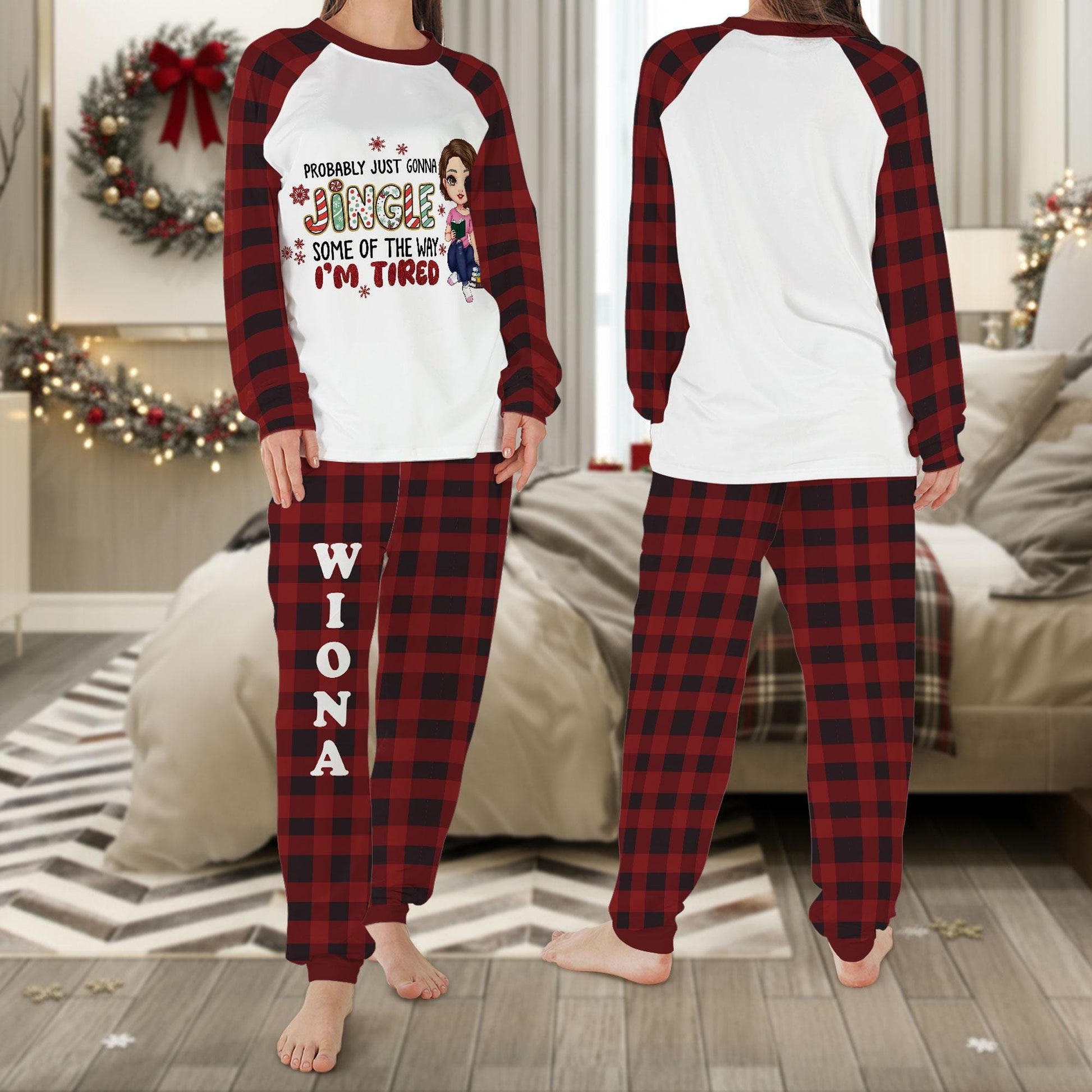 Funny Christmas Pajamas: Probably Just Gonna Jingle Some of the Way Holiday Sleepwear image 1